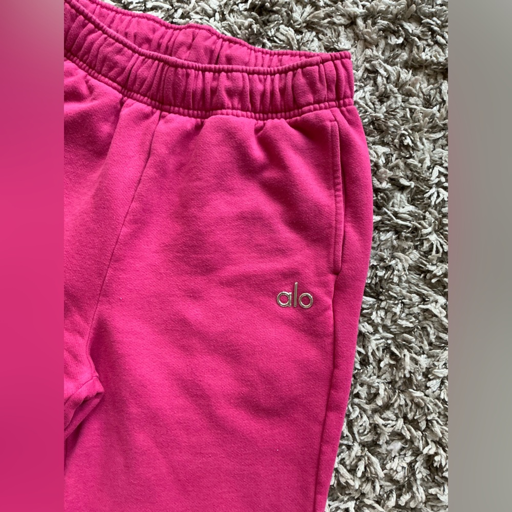 ALO Yoga Pink Accolade Jogger Sweatpants - Picture 3 of 9